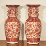 AA-171 Pair of Large Porcelain vases