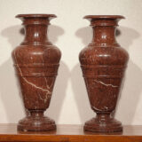 AA-174 Pair of Marble Urns