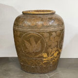AA-183 Glazed Stoneware Jar