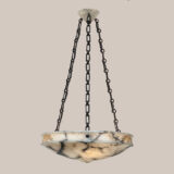AL-191 Alabaster Bowl hanging Fixture